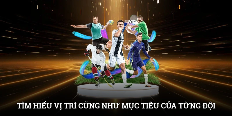 Tìm hiểu vị trí cũng như mục tiêu của từng đội bóng để phân tích